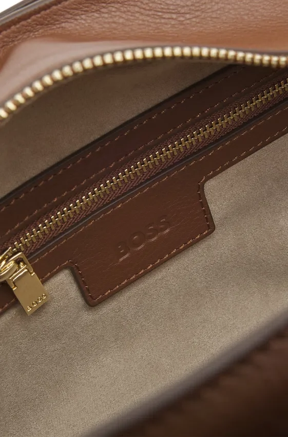 Leather bowling bag with Double B monogram Leather bowling bag with Double B monogram