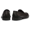 Leather loafers with plain penny trim
