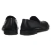 Leather loafers with plain penny trim