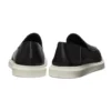 Leather loafers with rubber outsole