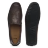 Leather moccasins with woven vamp Leather moccasins with woven vamp