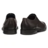 Leather Oxford shoes with perforated details