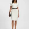 Leather pumps with silver-tone heel Leather pumps with silver-tone heel