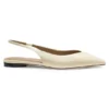 Leather pumps with slingback strap