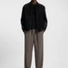 Leather-sleeve jacket in suede Leather-sleeve jacket in suede