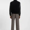 Leather-sleeve jacket in suede Leather-sleeve jacket in suede