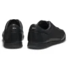 Leather sneakers with foil logo