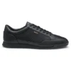 Leather sneakers with monogram paneling