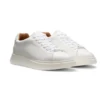 Leather sneakers with rubber outsole