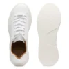 Leather sneakers with rubber outsole