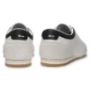 Leather sneakers with suede trims