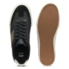 Leather-trim trainers in faux leather Leather-trim trainers in faux leather