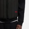 Lightweight gilet with vertical quilting