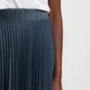 Lined skirt in plissé tulle