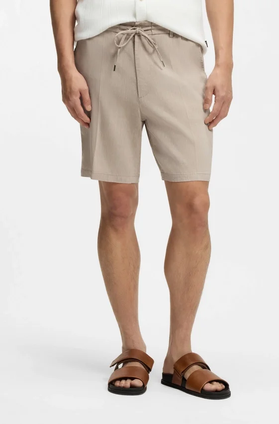 Linen-blend shorts in a modern fit Linen-blend shorts in a modern fit