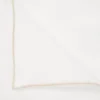 Linen pocket square with contrast border Linen pocket square with contrast border