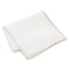 Linen pocket square with contrast border Linen pocket square with contrast border