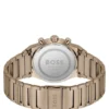 Link-bracelet chronograph watch in gold-tone steel Link-bracelet chronograph watch in gold-tone steel