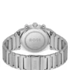 Link-bracelet chronograph watch in silver-tone steel Link-bracelet chronograph watch in silver-tone steel