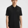 Logo-appliqué polo shirt in cotton piqué