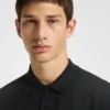 Logo-appliqué polo shirt in cotton piqué