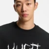 Logo-artwork sweatshirt in cotton terry