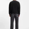 Logo-artwork sweatshirt in cotton terry