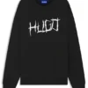 Logo-artwork sweatshirt in cotton terry