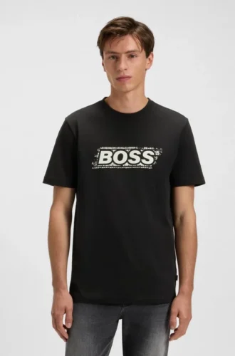 Logo-artwork T-shirt in cotton jersey