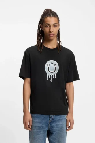 Logo-artwork T-shirt in cotton jersey