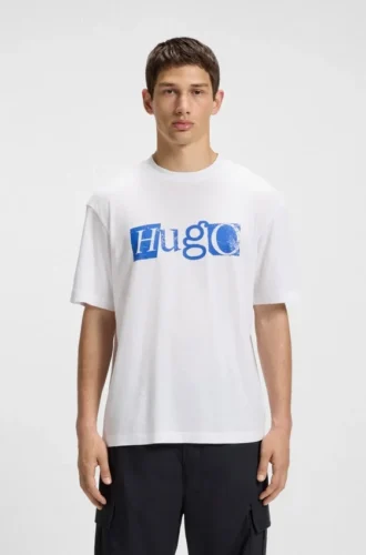 Logo-artwork T-shirt in cotton jersey