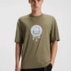 Logo-artwork T-shirt in cotton jersey