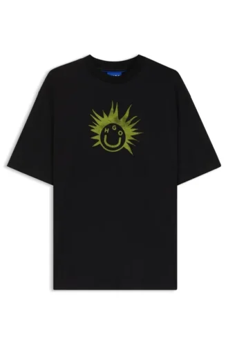 Logo-artwork T-shirt in cotton jersey