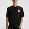 Logo-artwork T-shirt in cotton jersey
