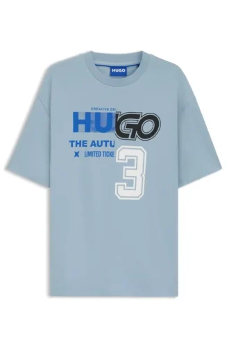 Logo-artwork T-shirt in cotton jersey