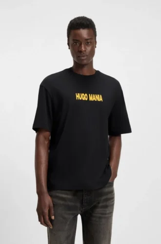 Logo-artwork T-shirt in cotton jersey