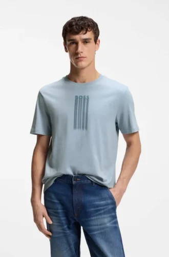 Logo-artwork T-shirt in cotton jersey