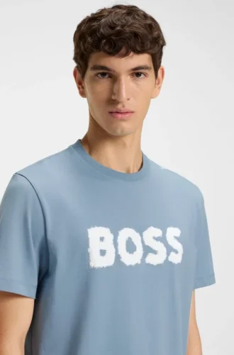 Logo-artwork T-shirt in cotton jersey