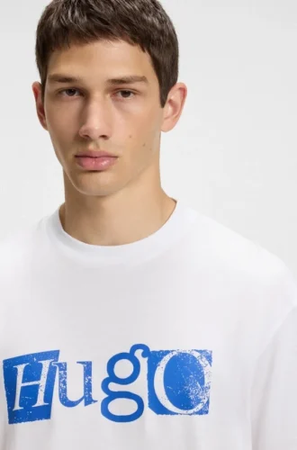 Logo-artwork T-shirt in cotton jersey