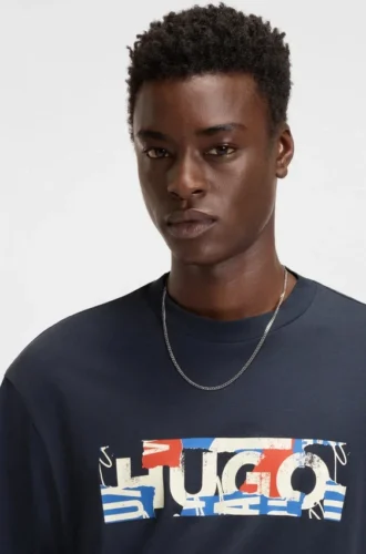 Logo-artwork T-shirt in cotton jersey