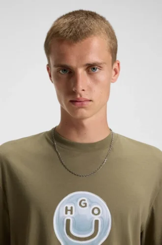 Logo-artwork T-shirt in cotton jersey
