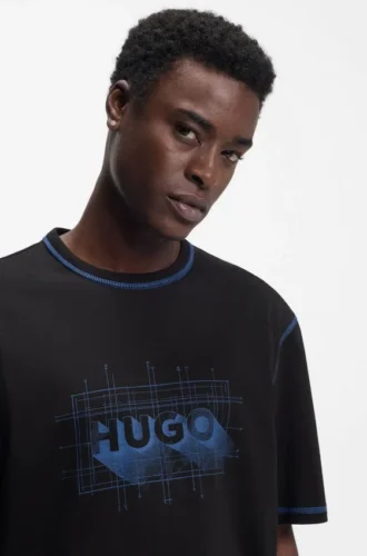 Logo-artwork T-shirt in cotton jersey
