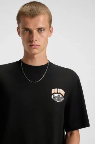 Logo-artwork T-shirt in cotton jersey