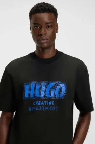 Logo-artwork T-shirt in cotton jersey