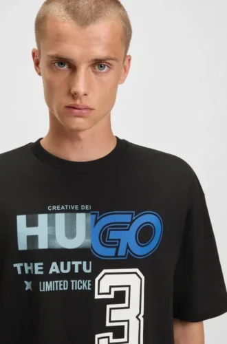 Logo-artwork T-shirt in cotton jersey