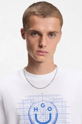 Logo-artwork T-shirt in cotton jersey