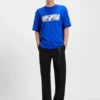 Logo-artwork T-shirt in cotton jersey