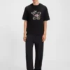 Logo-artwork T-shirt in cotton jersey