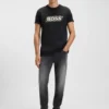 Logo-artwork T-shirt in cotton jersey
