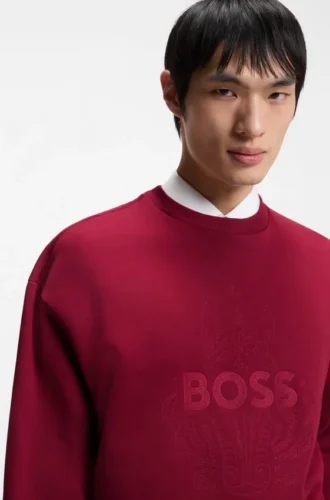 Logo-artwork T-shirt in cotton terry